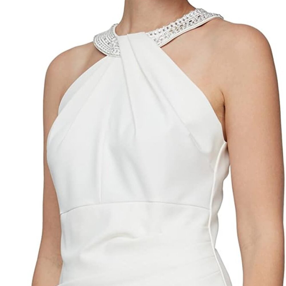 new ALEX EVENINGS DRESS SLIMMMING DRESSY RHINESTONES EMBELLISHED (3-COLORS) 2-6